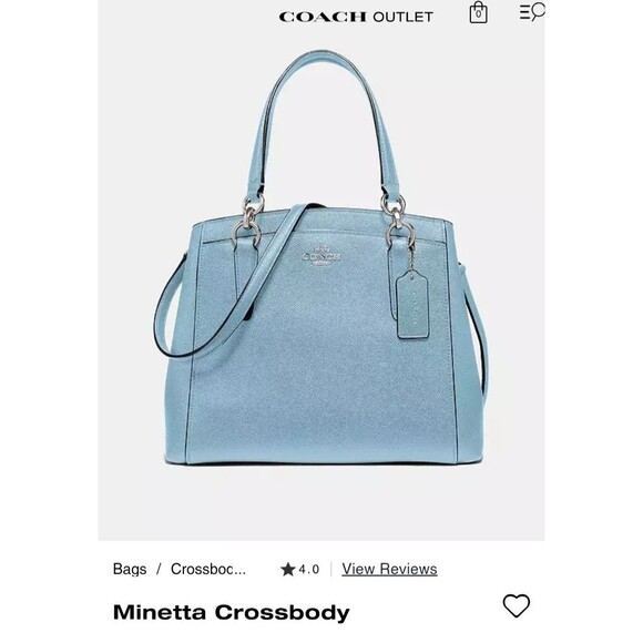 Coach Minetta Crossbody baby blue - Picture 1 of 16